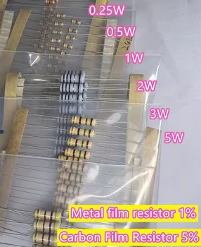 Погружной резистор из 5% углеродной пленки мощностью 0,25 Вт Оригинальные товары на складе