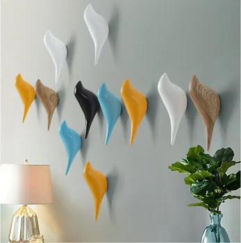 1 шт. стиль Европейский креативный декоративный настенный крючок крючок для пальто с животными крючок для спальни на стене играет роль птицы 3D крючок для пальто