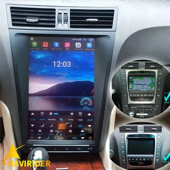 12,8-Дюймовый Экран Tesla Android Автомобильный GPS-радио для Lexus GS300 GS460 2006-2011 2din Стерео Мультимедийный Видеоплеер Навигация GPS