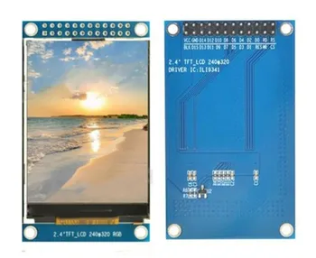 2,4-дюймовый 24-контактный Цветной TFT-ЖК-экран с Адаптерной Платой ILI9341 ST7789 Drive IC 16-битный Параллельный Интерфейс 240 (RGB) * 320