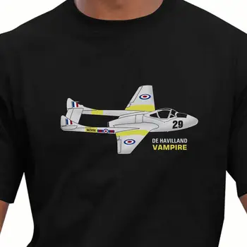 2019 Новейшие Модные Топы, Летняя Крутая Забавная футболка Aeroclassic - De Havilland, Одежда в стиле Вампир в стиле Хип-хоп, футболка