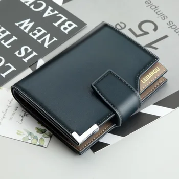 2020 новый мужской короткий кошелек из искусственной кожи, многофункциональный кошелек для кредитных карт, удостоверение личности, бизнес-сумка для банковских карт, сумка для карт cartera hombre