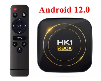 20ШТ TV BOX HK1 RBOX H8S Android 12,0 Allwinner H618 Четырехъядерный 6K 2,4G/5G Wifi 2GB 4GB 64GB BT4.0 HDR 10 Смарт-медиаплеер