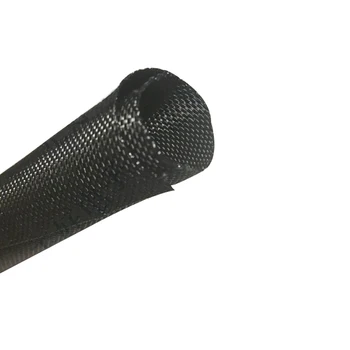 25 мм рукав из ПЭТ-ткани Нейлоновый износостойкий провод с автоподзаводом Защитный рукав Огнестойкий открытый текстильный рукав