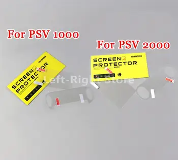 3 комплекта Пластиковой Защитной Пленки для Экрана Спереди и Сзади, Защитная Крышка для Sony PlayStation Psvita, PS Vita, PSV 2000, PSV1000