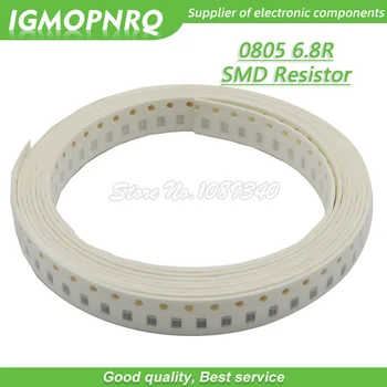 300шт 0805 SMD Резистор 6.8 Ом Чип-резистор 1/8 Вт 6.8R 6R8 Ом 0805-6.8R