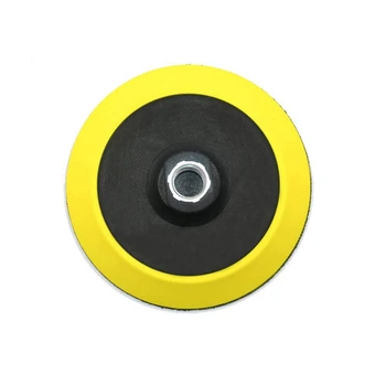 5-дюймовый (125 мм) шлифовальный круг с крючками и петлями, 5-дюймовые опорные пластины шлифовального станка с резьбой 5/8-11 (4 упаковки)