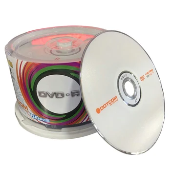 50шт DVD-приводов Пустые DVD-R CD-диски 4,7 ГБ 16X Bluray Записываемые Носители Компактная Однократная Запись Данных Для Хранения Пустых DVD-дисков