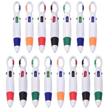50ШТ маркерная ручка Рекламная шариковая ручка Альпинистская шариковая ручка с пряжкой 4 цвета