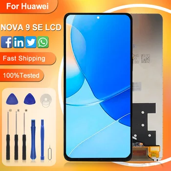 6,78-Дюймовый Дисплей Nova 9 SE Для Huawei Honor 50 SE Жк-дисплей С Сенсорным Экраном Digitizer Nova 9SE JLN-LX1 В Сборе С Рамкой Бесплатная Доставка