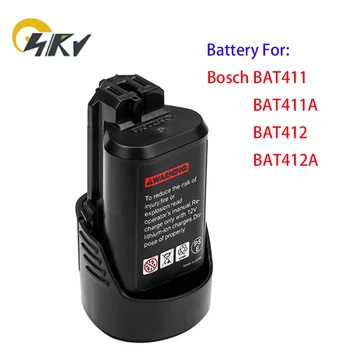 BAT411 BAT411A BAT412 BAT412A PS40-2 PS20-2 D-70745 Литий-ионный Аккумулятор Для электроинструмента Bosch 10,8 V 1500 mAh 16Wh