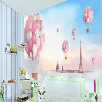beibehang 3D Обои Скандинавские Простые Модные Элегантные Воздушные шары Фон Детской Комнаты Обои Papade Paid 3D живопись