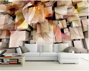 beibehang Индивидуальные обои стерео фантазия цветочные обои для гостиной 3d фреска обои для обоев 3 d papel de parede sala