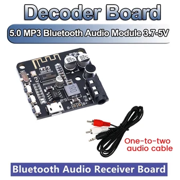 BT5.0 Audio Pro Ресивер MP3 Bluetooth Декодер Без Потерь Автомобильный Динамик Плата Аудиоусилителя Модуль с Аудиокабелем 1-К-2