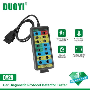 DUOYI DY29 Автомобильный Диагностический протокол Детектор Тестер Auto Car Obd2 Breakout Breakout Box Монитор интерфейса OBDII автомобиля