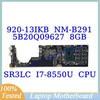 DYG60 NM-B291 Для Lenovo Yoga 920-13IKB С процессором SR3LC I7-8550U 8 ГБ Материнская плата 5B20Q09627 Материнская плата ноутбука 100% Полностью Протестирована Хорошо