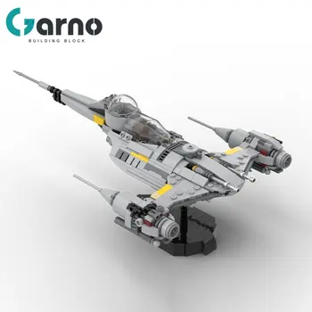 Garno Space Wars Weapon Djarin's N-1 Starfighters Космический Корабль 75325 Строительные Блоки Для Мальчиков, Игрушки для Детей, Подарок