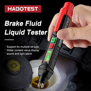 HABOTEST HT662 Тестер Тормозной Жидкости LCD Digital Brake Oil Detecting Pen Автомобильный Детектор Содержания Тормозной Жидкости с Сигнализацией