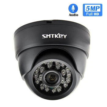 HD 5MP IP POE Камера Hi3516EV100 SONY323 Аудио Купольная Камера Ночного Видения 4MP 2MP Full HD PoE Камера Видеонаблюдения