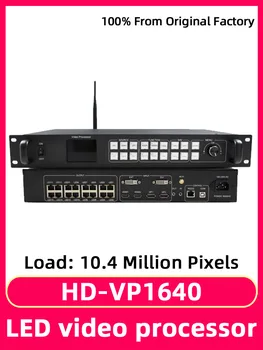 HD-VP1640 Полноцветный светодиодный экран видеопроцессора 2-в-1 Синхронный системный контроллер USB-воспроизведения