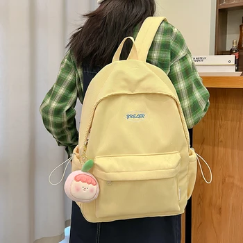 JOYPESSIE Cute Girls Backpack Новая Летняя сумка для книг Модный рюкзак Водонепроницаемый Kawaii карамельного цвета Lady Mochila для подростков Школьный ранец