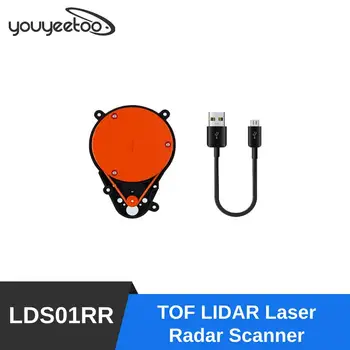 LDS01RR TOF LIDAR Лазерный Радарный Сканер Модуль Датчика Дальности 8 м Расстояние измерения 1,8 к Частота Дальности Использования для Наружного/Внутреннего использования