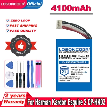 LOSONCOER 4100 мАч GSP805070 Аккумулятор для Harman Kardon Esquire 2 Аккумулятор для динамика