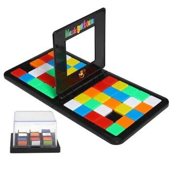 Magic Cubes IQ Puzzle Cube 3D Головоломка Race Cube Настольные блоки Игра для детей и взрослых Обучающая игрушка для родителей и детей Двухскоростная игра