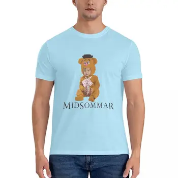 Midsommar Fozzie Bear Классическая футболка мужские хлопчатобумажные футболки мужские графические футболки забавные футболки оверсайз для мужчин