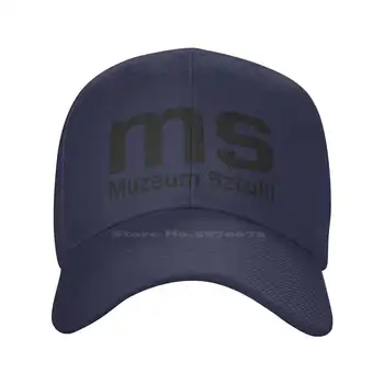 Muzeum Sztuki Джинсовая кепка с логотипом высшего качества, бейсболка, вязаная шапка