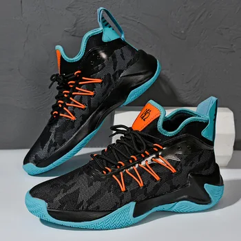 MZY Летние новые мужские баскетбольные кроссовки Broken Shadow, вентиляция, нескользящая амортизация, Мягкая подошва, практичная спортивная обувь для кампании