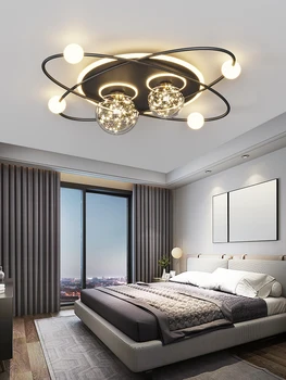 Nordic Rings Светодиодные люстры для гостиной спальни кабинета дома Современное потолочное освещение Комнатные лампы Gypsophila