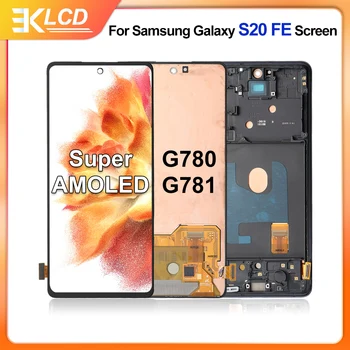 Ori Super AMOLED Для Samsung Galaxy S20 FE G780 S20 Fan Edition ЖК-дисплей S20 FE 5G G781 S20 Lite С Сенсорным Экраном