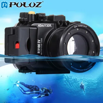 PULUZ 40 м 1560 дюймов 130 футов глубина для подводного плавания чехол для дайвинга Водонепроницаемая сумка для камеры Чехол для Sony RX100 IV
