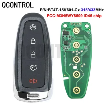 Qcontrol 5-Кнопочный Пульт Дистанционного Запуска Smart Prox Key 315 МГц 433 МГц ID46 для Ford Edge Escape Expedition C-max Taurus, M3N5WY8609