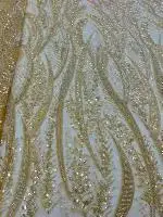 SU1 Высококачественная кружевная ткань ручной работы, расшитая бисером, Роскошная Пурпурная вышивка, Французское кружево, Свадебное платье, свадебный тюль, Сетчатый текстиль