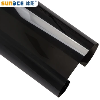 Sunice 2% VLT 0,5x6 м Изоляционная пленка для автомобильного Стекла, Черная Пленка Для Окон автомобиля, Защита От Солнца, Блокирующая Анти-УФ-Оттенок Окна, Пленка Для окон