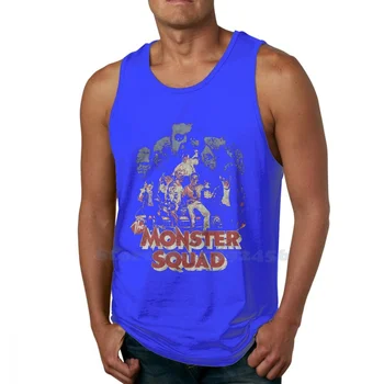 The Monster Squad, культовая классика, хоррор, жилет 80-х, 100% хлопок, модная майка без рукавов, Monster Squad Дракула Франкенштейн