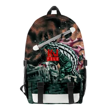 WAWNI KJ File Школьный ранец для мальчиков и девочек Студенческий рюкзак Студенческий рюкзак на молнии Повседневный рюкзак на молнии Повседневная школьная сумка на молнии 