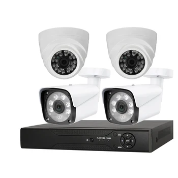 WESECUU Дешевые, сделанные в Китае, камеры безопасности для дома, AHD камеры наблюдения, комплект видеонаблюдения, система видеонаблюдения