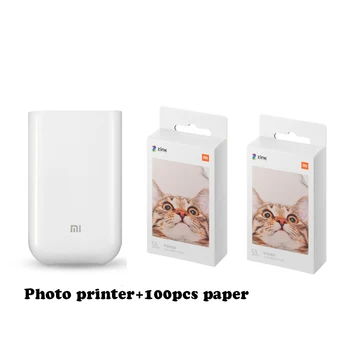 Xiaomi mijia AR Printer 300dpi Портативный мини-карманный фотопринтер с функцией DIY Share 500mAh picture pocket printer Принтер