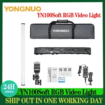 Yongnuo YN60Soft /YN100Soft RGB Полноцветный Фотографический Ледяной светильник LED 2000K -9900K Outdoors Scene Video Light