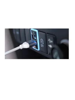 Автомобильное зарядное устройство USB Plug and Play для дооснащения ALPHARD серии 10 без обрыва провода