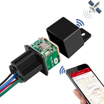 Автомобильный GPS-трекер MTK2503 Отслеживающее релейное устройство GSM-локатор Дистанционное управление Противоугонный мониторинг Система отключения масла с бесплатным приложением