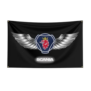 автомобильный баннер Scanlas Flag 90x150 см, изготовленный из полиэстера, для декора 1.