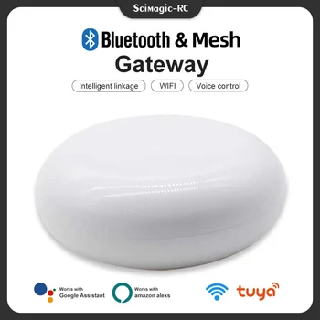 Беспроводной концентратор BLE MESH Gateway для автоматизации умного дома для устройств MESH Через Tuya Smart Life Работает с Alexa Google Home