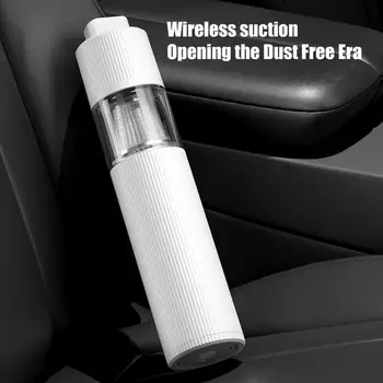 Беспроводной ручной автомобильный пылесос Портативный ручной мини-пылесос высокой мощности для автомобиля, домашнего офиса, чистки клавиатуры