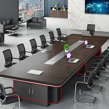Большой стол для конференций, Современная офисная мебель по долгосрочным контрактам, Стол для обучения, переговоров, Конференц-зал, Длинные столы и стул