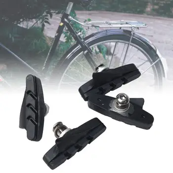 Велосипедный тормоз 1 пара тормозных колодок Идеально подходят Надежные резиновые U-образные тормозные колодки для горных шоссейных велосипедов Велосипедные детали