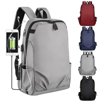 Водонепроницаемый рюкзак, мужская модная школьная сумка, сумка для ноутбука, зарядка через USB, Мужские деловые рюкзаки, Женский дорожный рюкзак Mochila Hombre